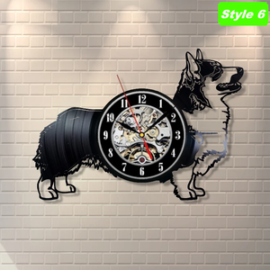 Welsh Corgi Wall Clock