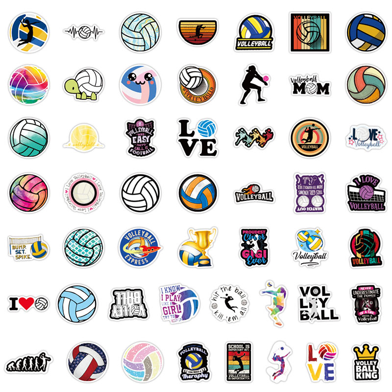 Volleyball Sports Series Stickers