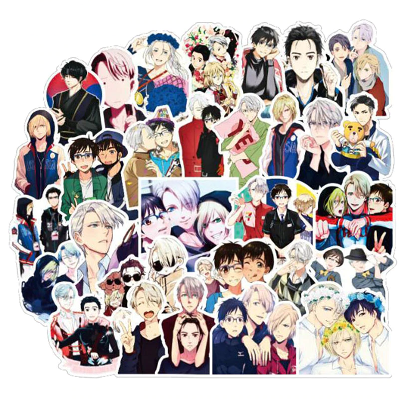 YURI!!! On ICE Anime Stickers