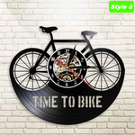 Mountain biking Wall Clock