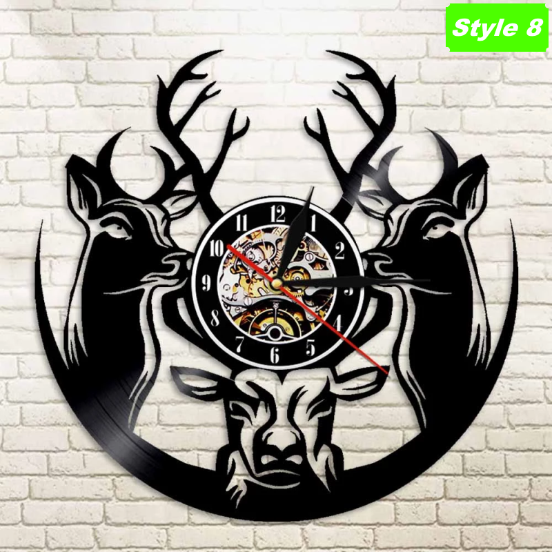Deer Hunting Wall Clock