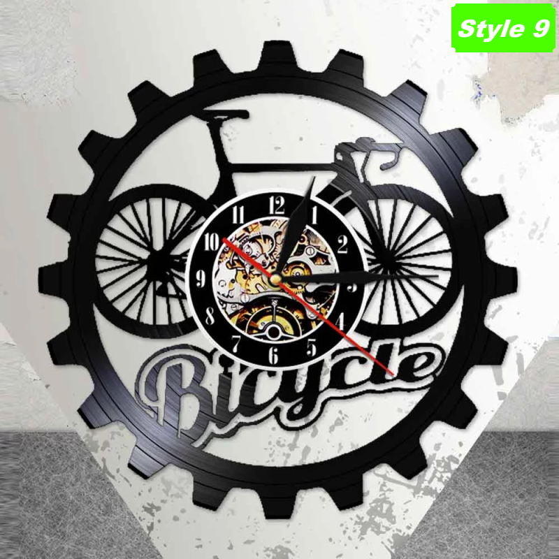 Mountain biking Wall Clock