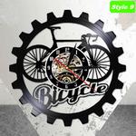 Mountain biking Wall Clock