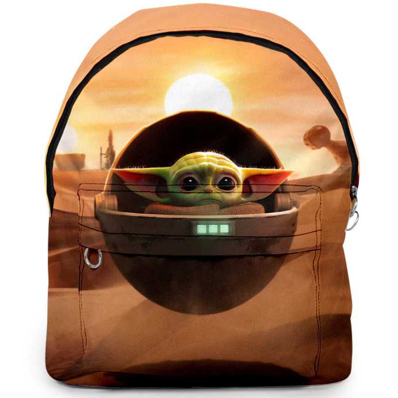 Baby Yoda Zipper Backpack
