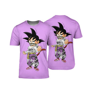 Dragon Ball Goten Purple Cool T-Shirt