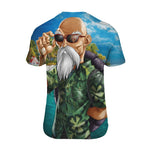 Dragon Ball Master Roshi Hawaii 3D T-Shirt