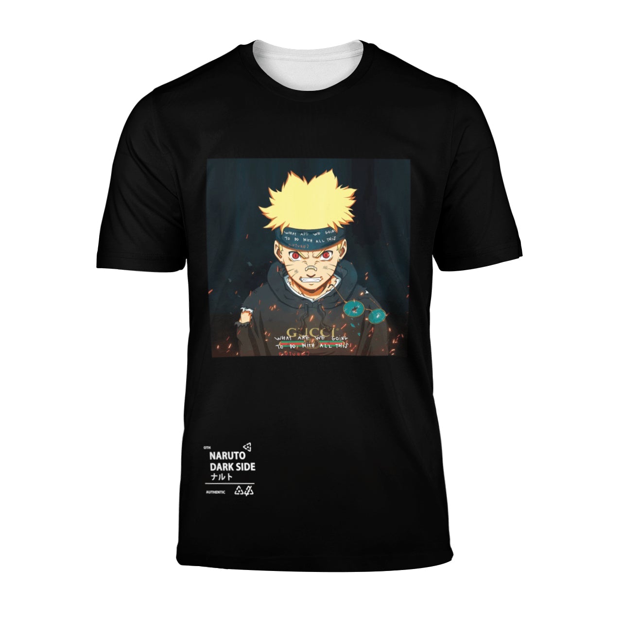 Naruto Dark Side Black Cool T-Shirt & Hoodie