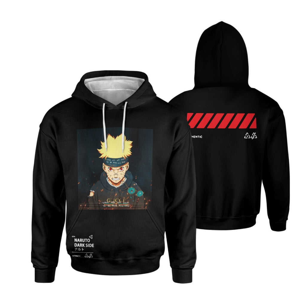 Naruto Dark Side Black Cool T-Shirt & Hoodie