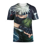 Naruto Kakashi Hatake Abilities 3D T-Shirt