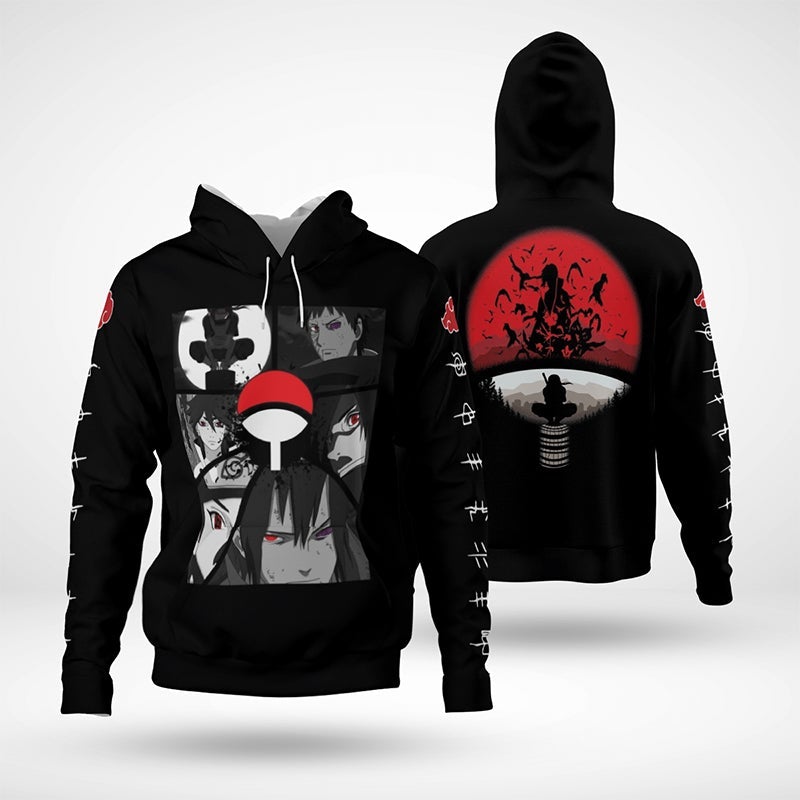 Naruto Uchiha Sharingan Cool T-Shirt & Hoodie