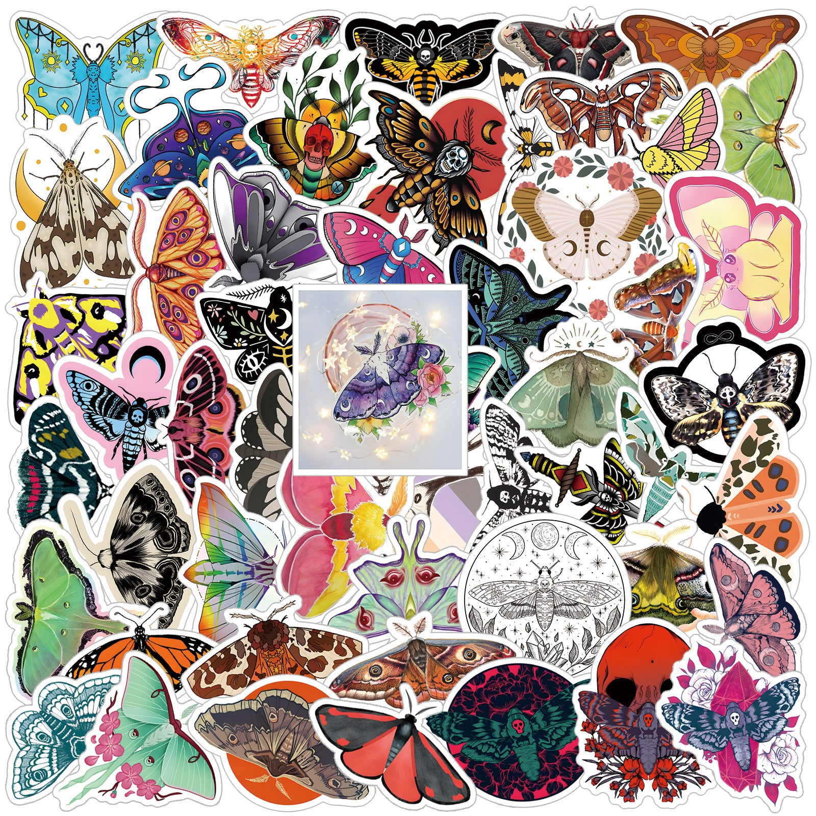 Ghost butterfly Stickers