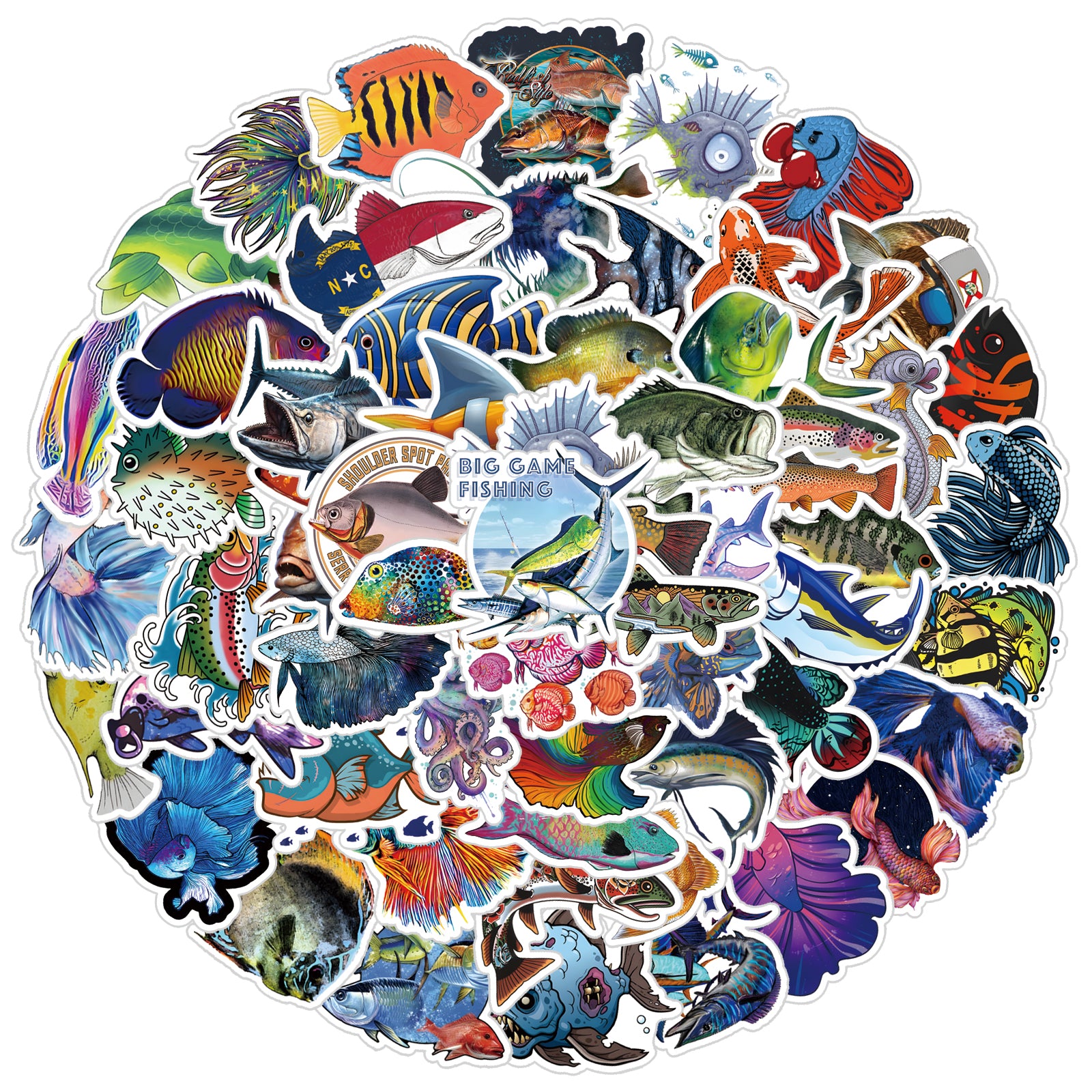 Fishing Life Stickers