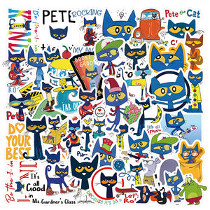 Pete Cat Rock Stickers