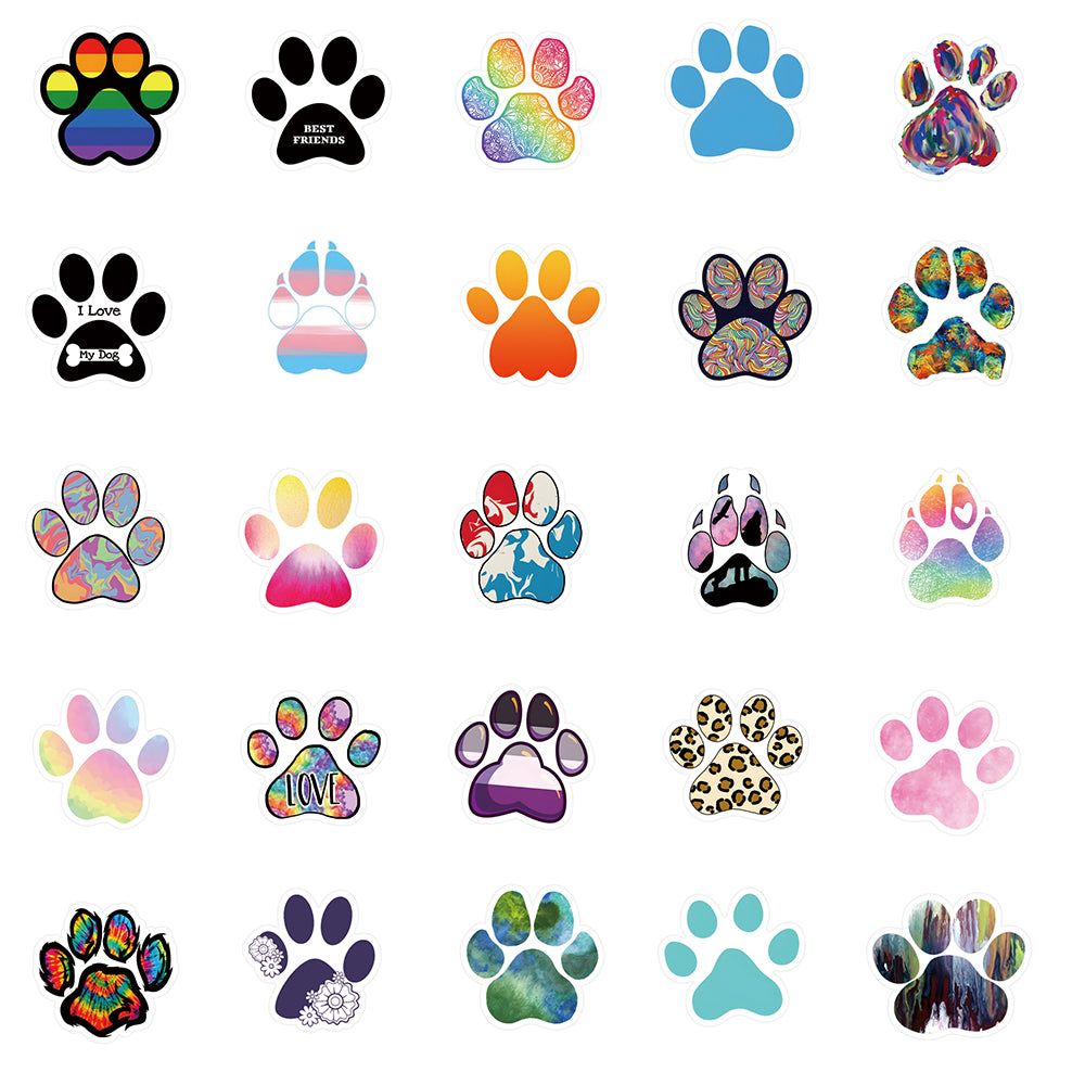 Love Paw Dog Stickers