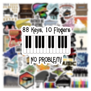 Piano Stickers