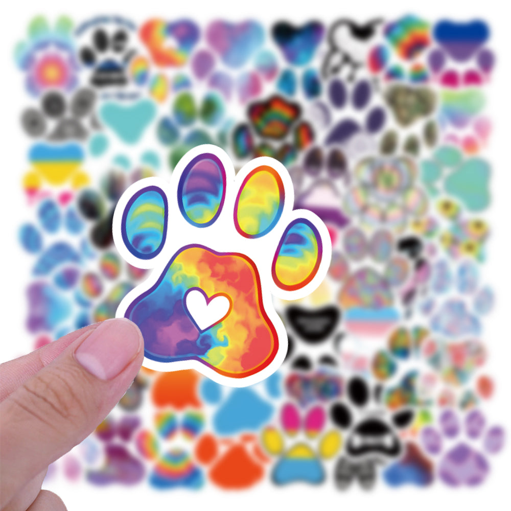 Love Paw Dog Stickers