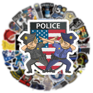 Police Policemen Stickers