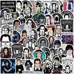 Wednesday Addams Horror TV Show Stickers