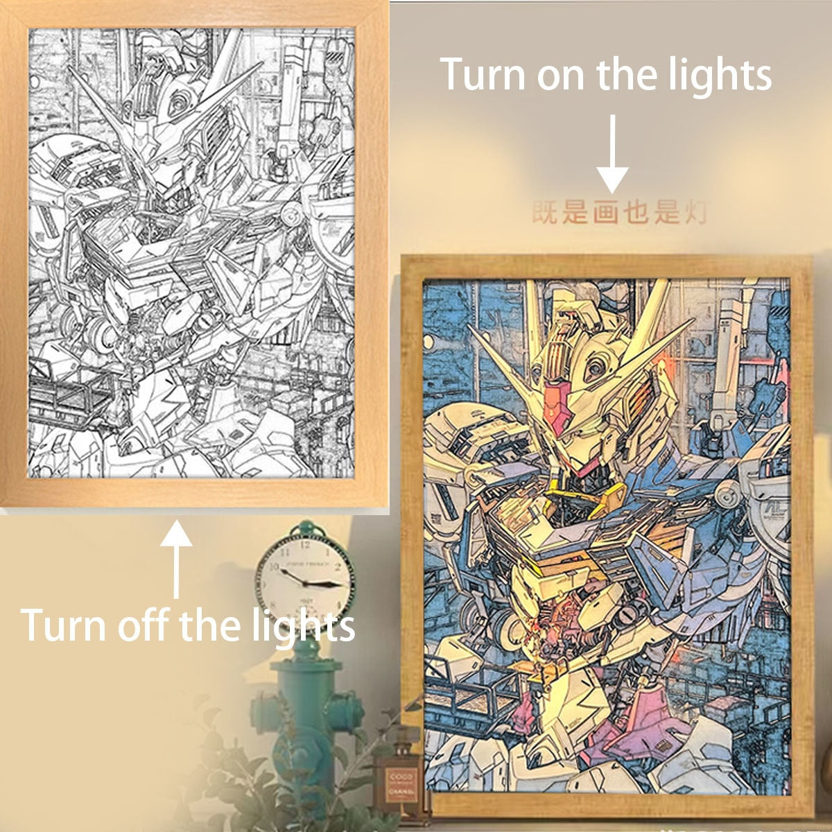 GUNDAM LED Light Painting Lamp