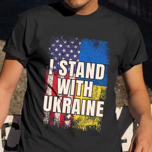 Stand With Ukraine Shirt Americans Praying For Ukrainian Stop War Shirt