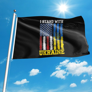 Ukraine Flag I Stand With Ukraine Flag