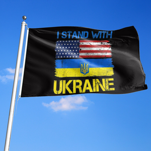 Ukraine Flag I Stand With Ukraine Flag