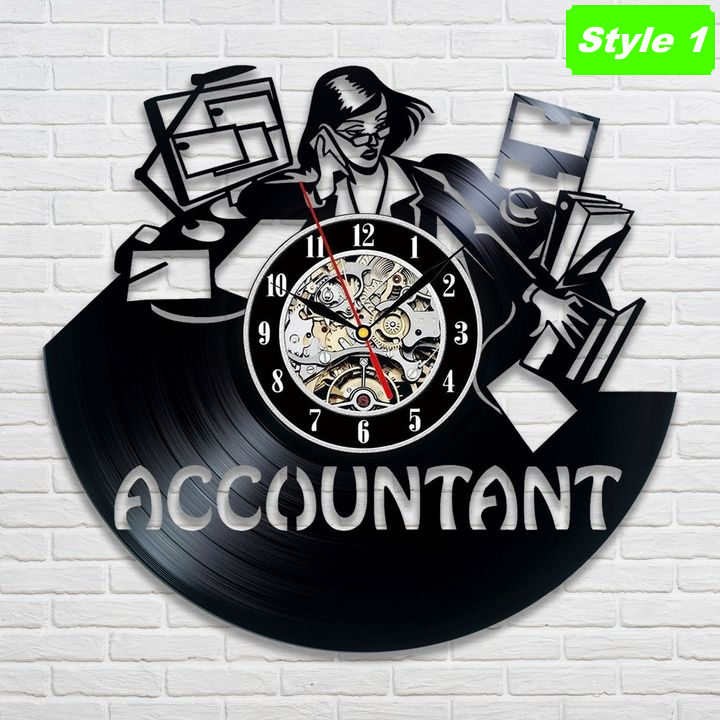 Accountant Wall Clock