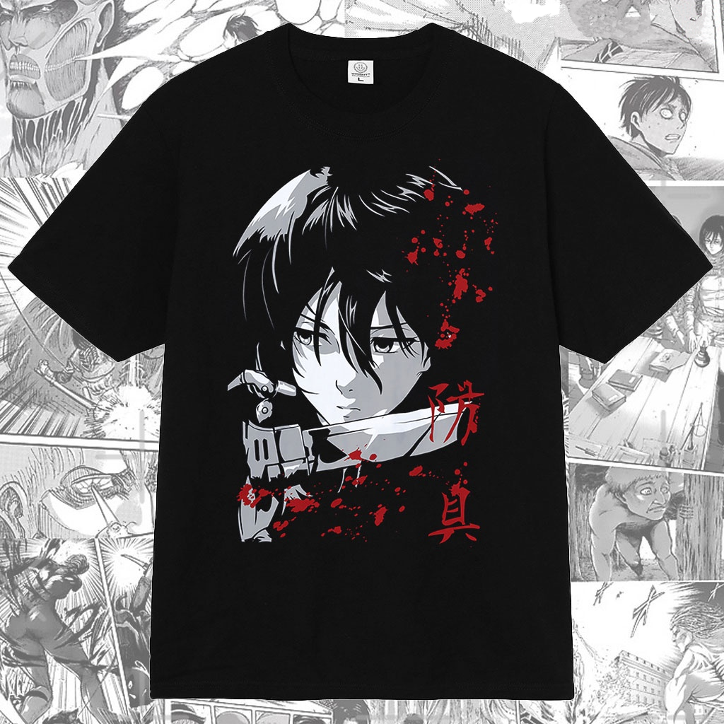 Mikasa Ackerman Attack on Titan Anime Manga T-shirt