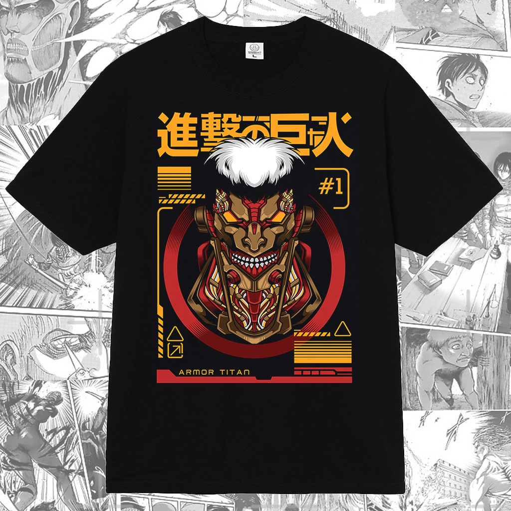 Reiner Braun Attack on Titan Anime Manga T-shirt