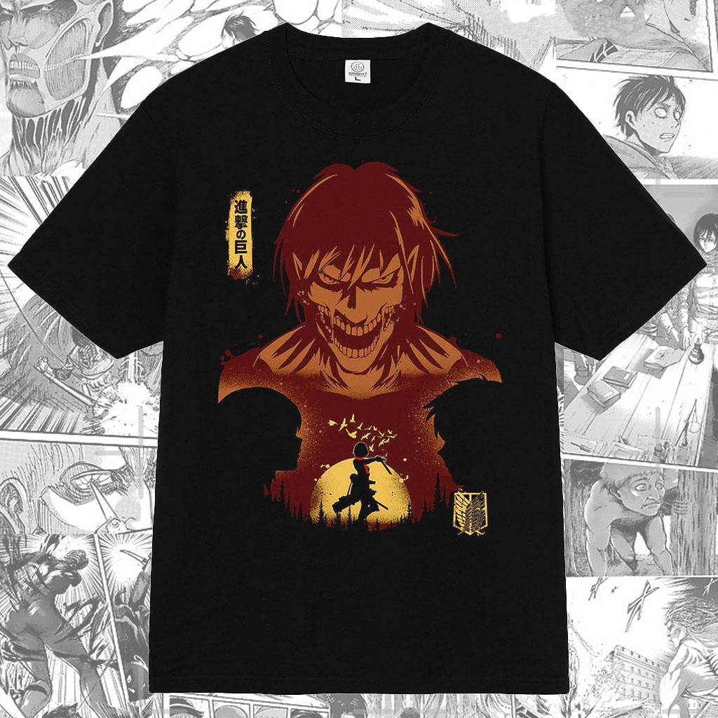 Eren Attack on Titan Anime Manga T-shirt