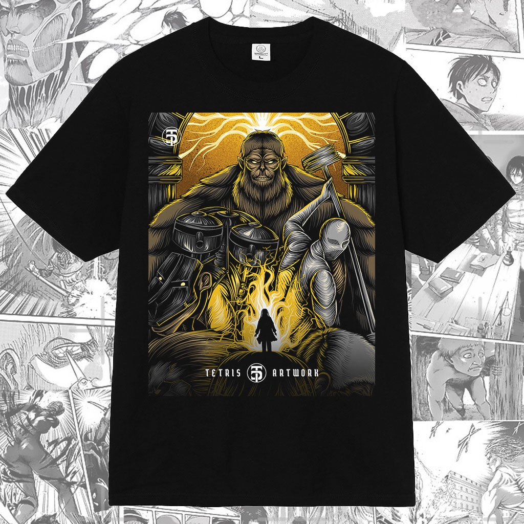 Tetris Attack on Titan Anime Manga T-shirt