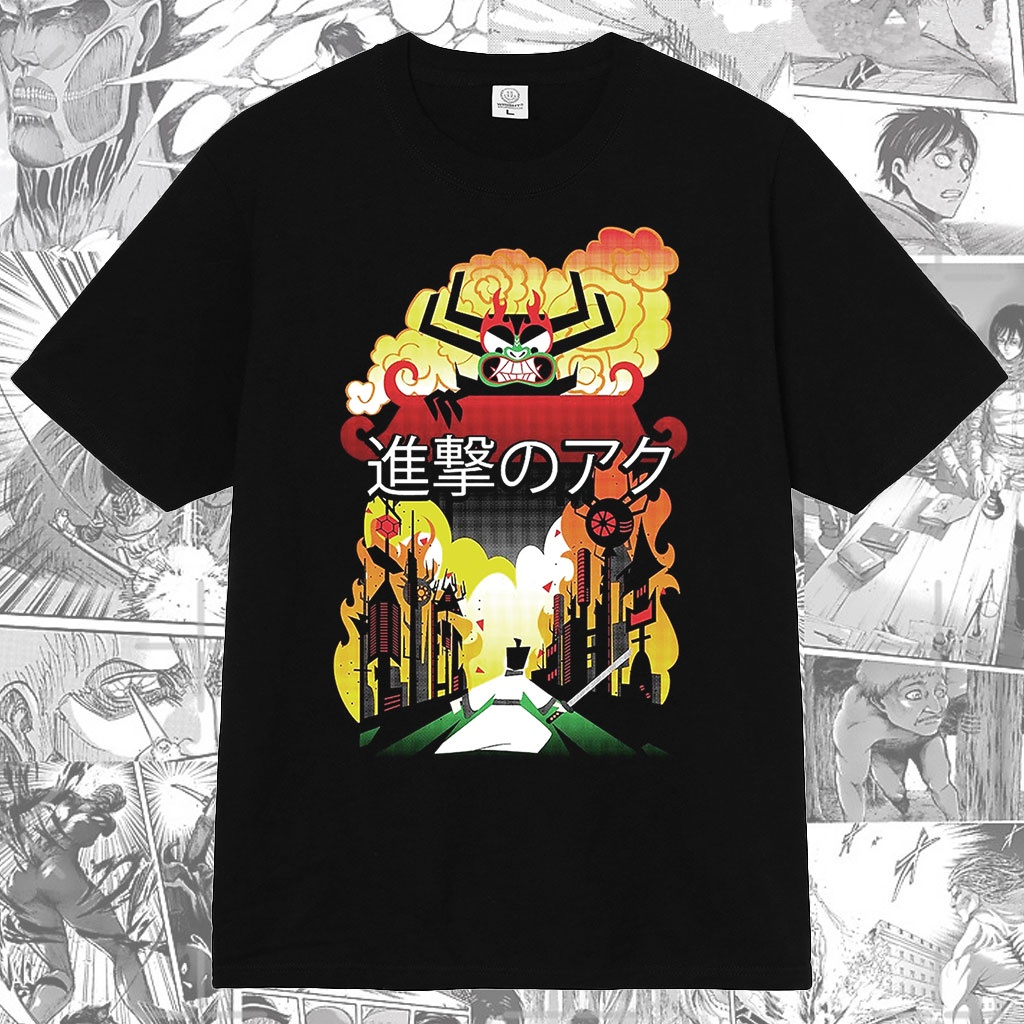 Powerpuff Girls Attack on Titan Anime Manga T-shirt