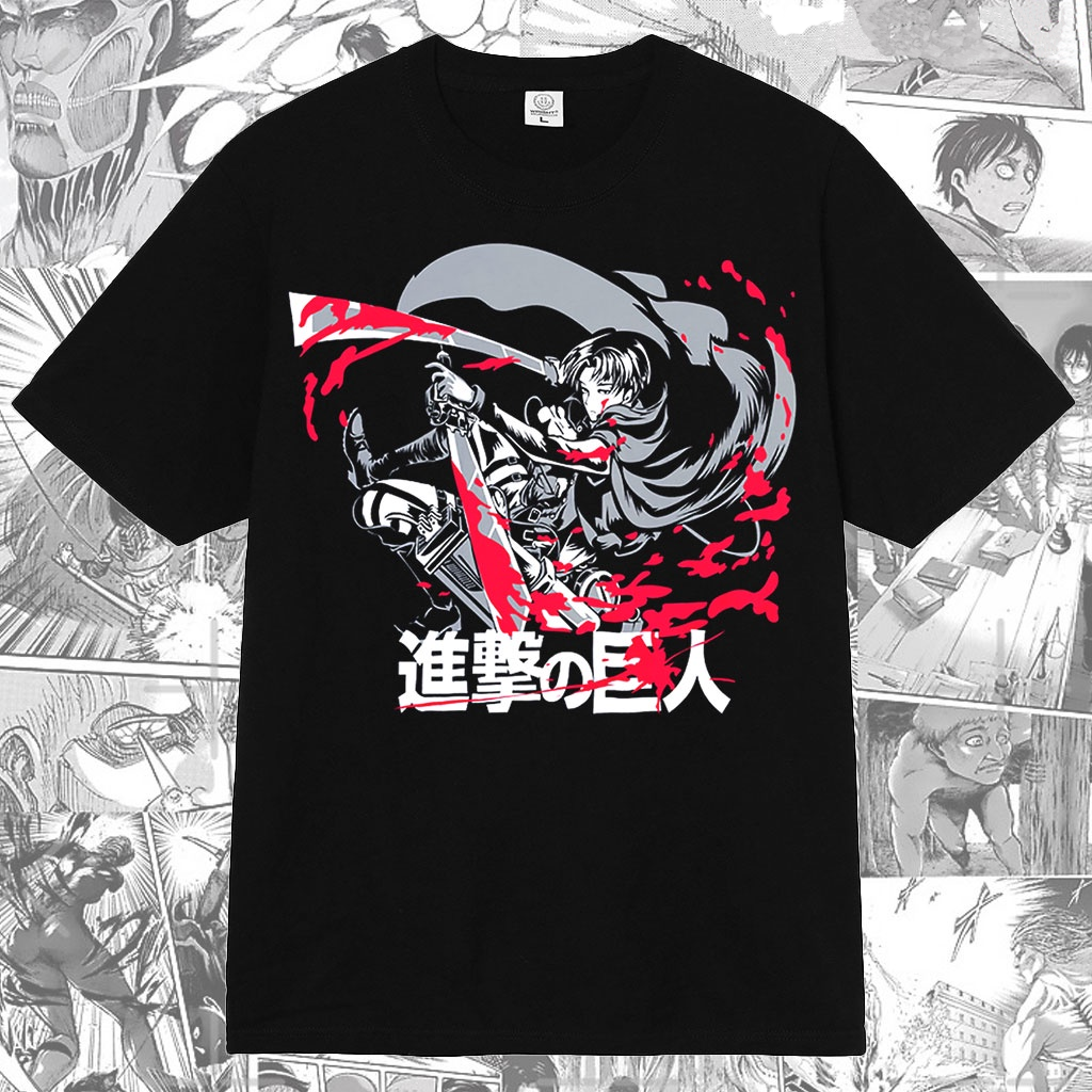 Ackerman Levi Attack on Titan Anime Manga T-shirt