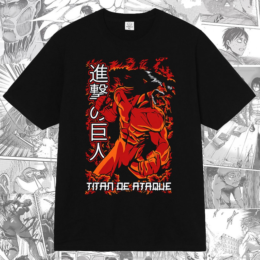 Eren Attack on Titan Anime Manga T-shirt