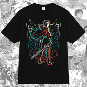 Levi Ackerman Attack on Titan Anime Manga T-shirt