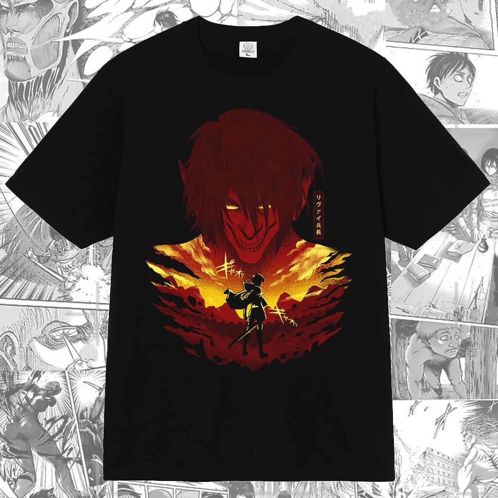 Levi Attack on Titan Anime Manga T-shirt