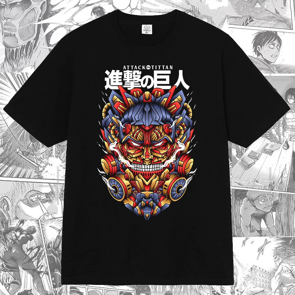 Cyber Attack on Titan Anime Manga T-shirt