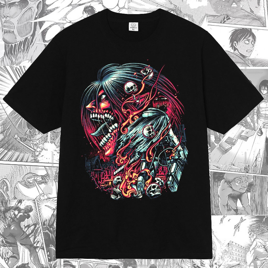 Eren Yeager Attack on Titan Anime Manga T-shirt