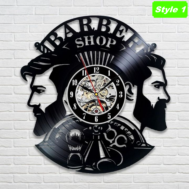 Barber Shop Wall Clock
