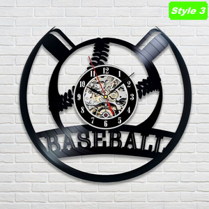 Baseball Wall Clock