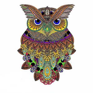 Brown Owl Wooden Jigsaw Puzzle