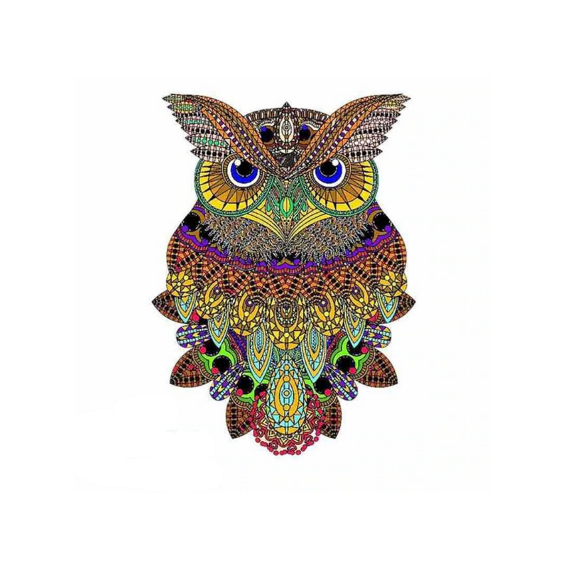 Brown Owl Wooden Jigsaw Puzzle