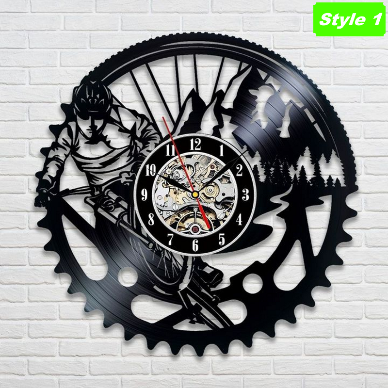 Cycling Wall Clock