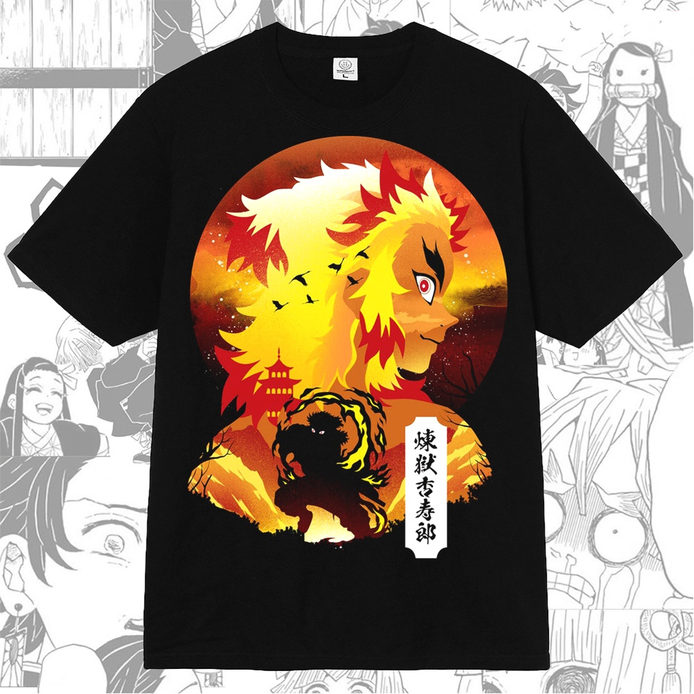 Rengoku Hashira Anime Manga Demon Slayer T-shirt