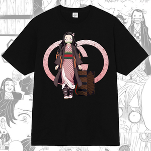 Nezuko xGucci Demon Slayer Kimetsu no Yaiba T-shirt