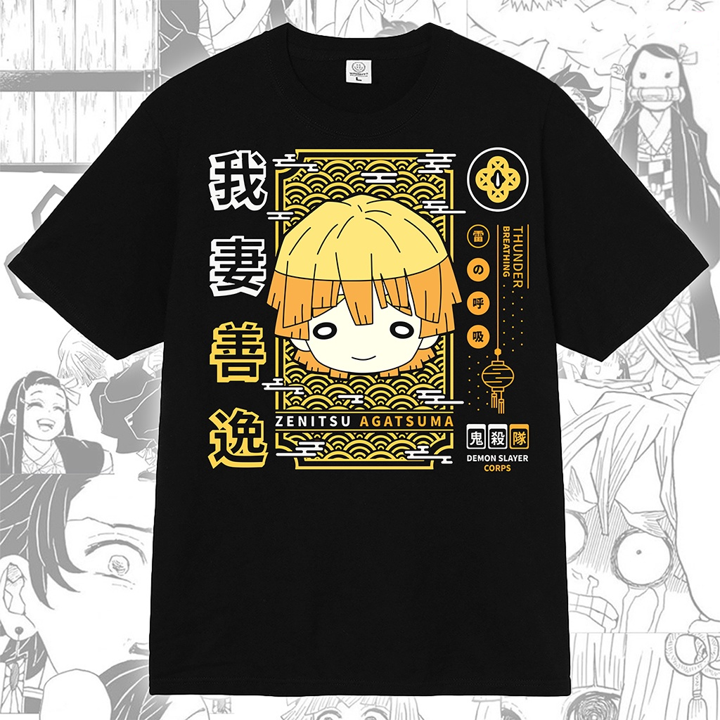 Zenitsu Demon Slayer Anime Manga T-shirt