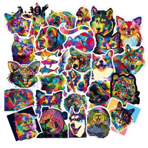 Pets Colorful Stickers