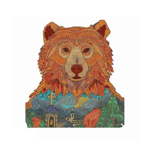 Earth Bear Wooden Jigsaw Puzzle