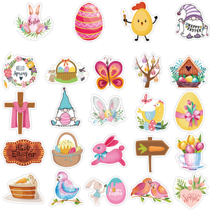 Happy Easter Day Stickers