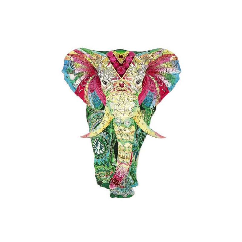 Elephant Holy Wooden Jigsaw Puzzle